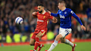 Salah já tem cinco participações em gols em seis jogos na temporada 2025/26