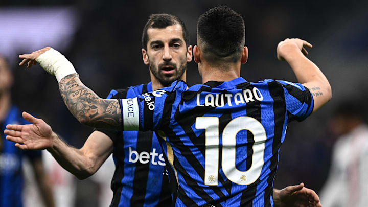 Lautaro Martinez, Henrikh Mkhitaryan Lautaro Martinez, Henrikh Mkhitaryan