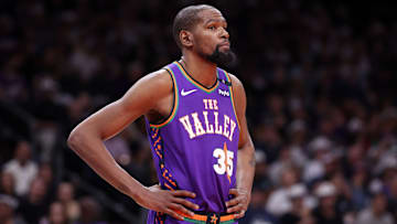 Kevin Durant found out he was being traded to the Houston Rockets while on stage at Fanatics Fest.