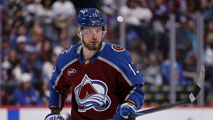 May 20, 2026; Denver, Colorado, USA; Colorado Avalanche right wing Valeri Nichushkin (13) during the second period against the Vegas Golden Knights in game one of the Western Conference Final of the 2026 Stanley Cup Playoffs at Ball Arena. Mandatory Credit: Isaiah J. Downing-Imagn Images