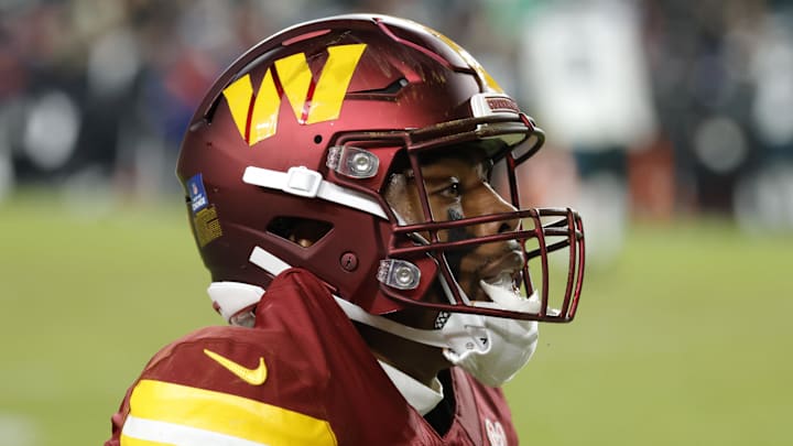 Washington Commanders wide receiver Treylon Burks 