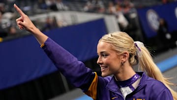 LSU gymnast LSU gymnast Livvy Dunne walks