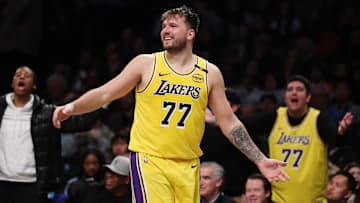 Los Angeles Lakers v Brooklyn Nets
