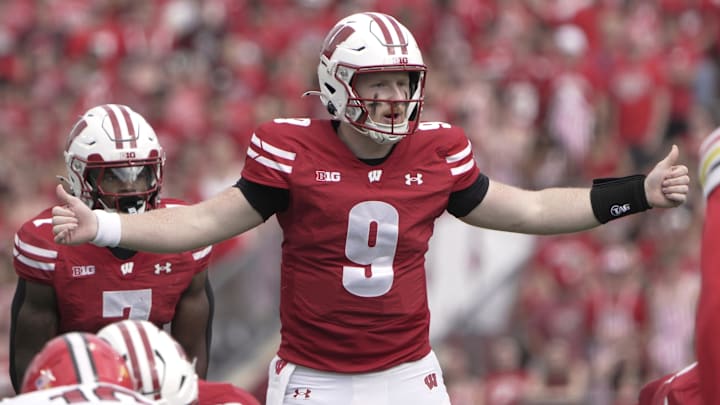 Former Wisconsin quarterback Billy Edwards Jr. committed to UNC in the transfer portal.