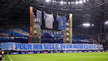 Les supporters marseillais avaient déjà déployé un magnifique tifo lors de la réception de Newcastle.