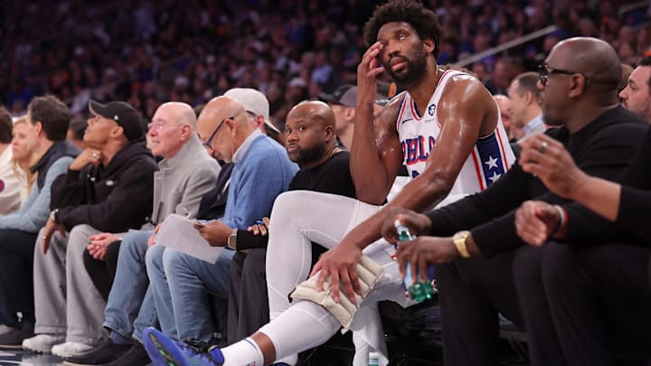 Embiid and Paul George are out for the Sixers' season opener. 