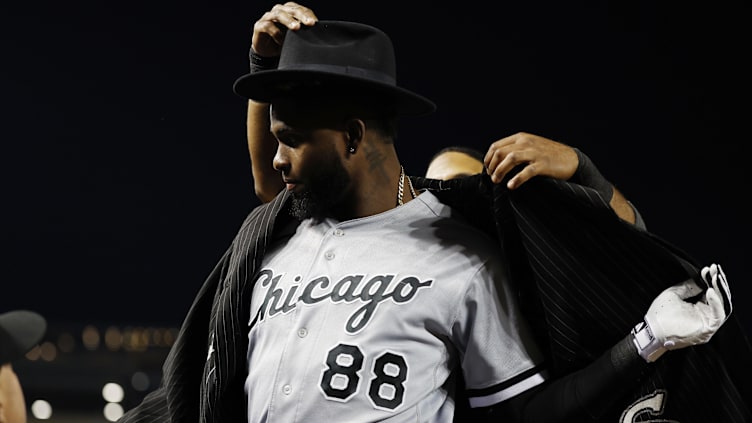 Sep 19, 2023; Washington, District of Columbia, USA; Chicago White Sox center fielder Luis Robert