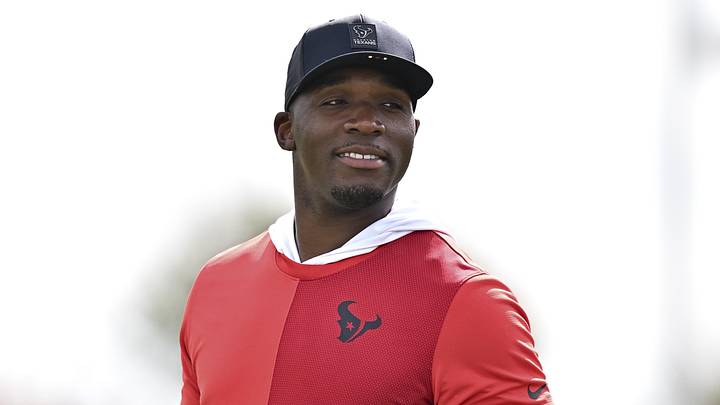 Jun 9, 2026; Houston, Texas, USA; Houston Texans head coach DeMeco Ryans arrives for the team’s minicamp at Houston Methodist Training Center. Mandatory Credit: Maria Lysaker-Imagn Images 