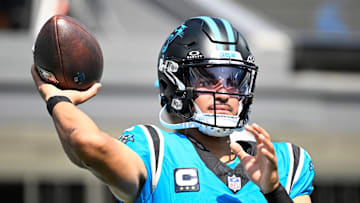 Carolina Panthers quarterback Bryce Young