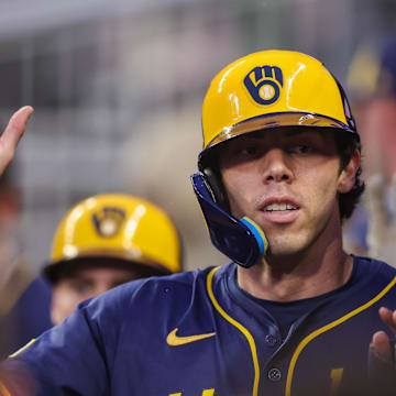 The Brewers are leading MLB in wins this season.