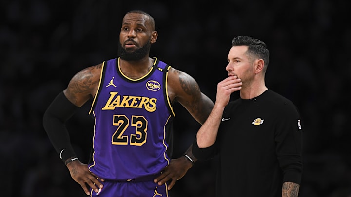 Lakers coach JJ Redick called forward LeBron James a “superhero” ahead of his 23rd season.
