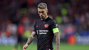 Alejandro Grimaldo im Leverkusen-Trikot