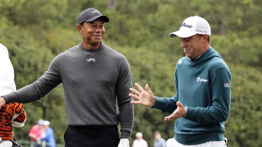Justin Thomas received a FaceTime from Tiger Woods in 2020 that humbled him.  | Rob Schumacher-Imagn Images