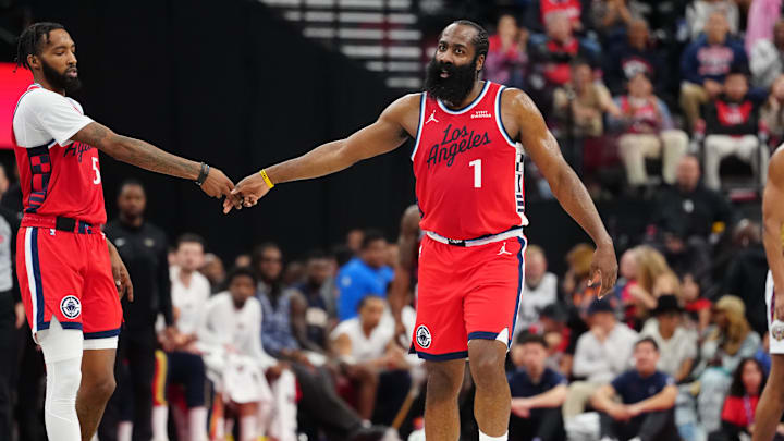 LA Clippers guard James Harden.