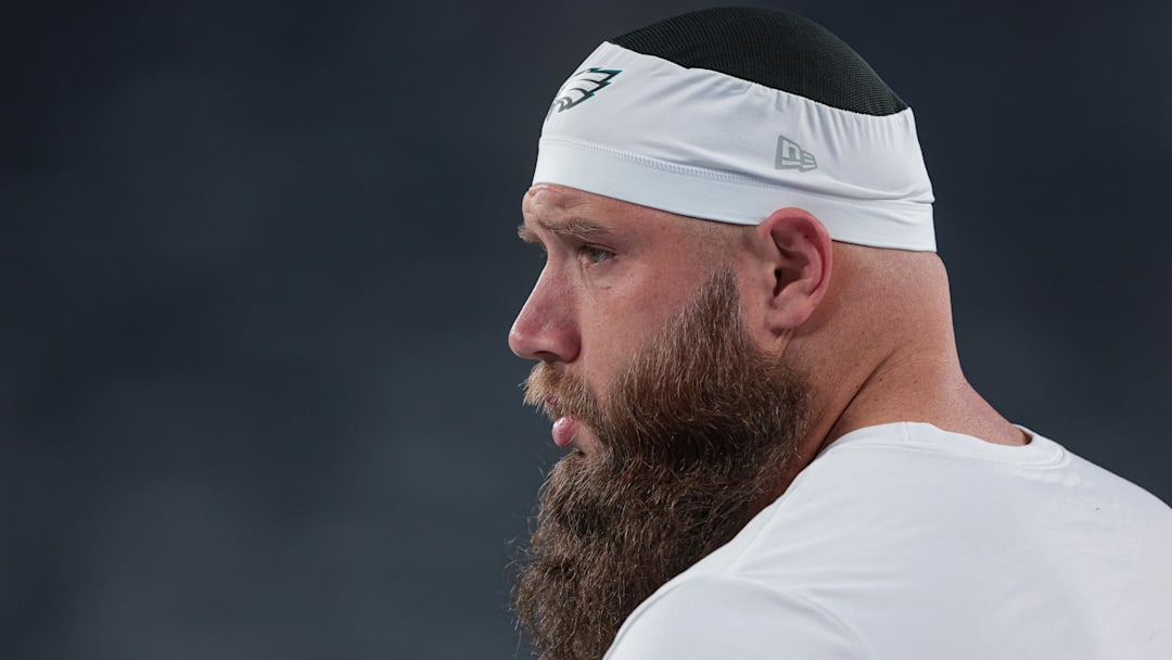 Lane Johnson may or may not make it to the Philadelphia Eagles' Wild Card matchup with the San Francisco 49ers