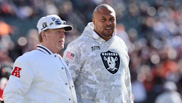 Antonio Pierce with Mark Davis.