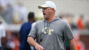 Georgia Tech Yellow Jackets head coach Brent Key