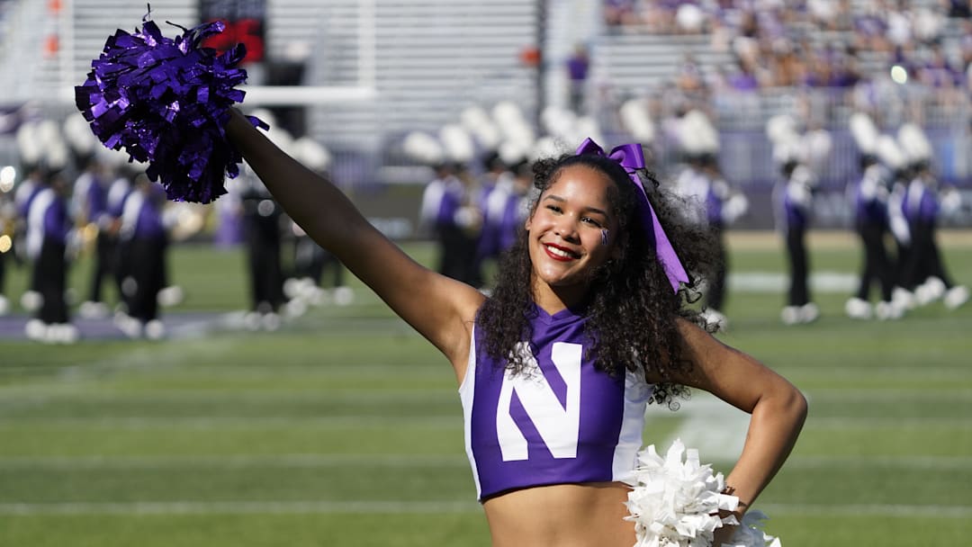 Northwestern Wildcats cheerleaders
