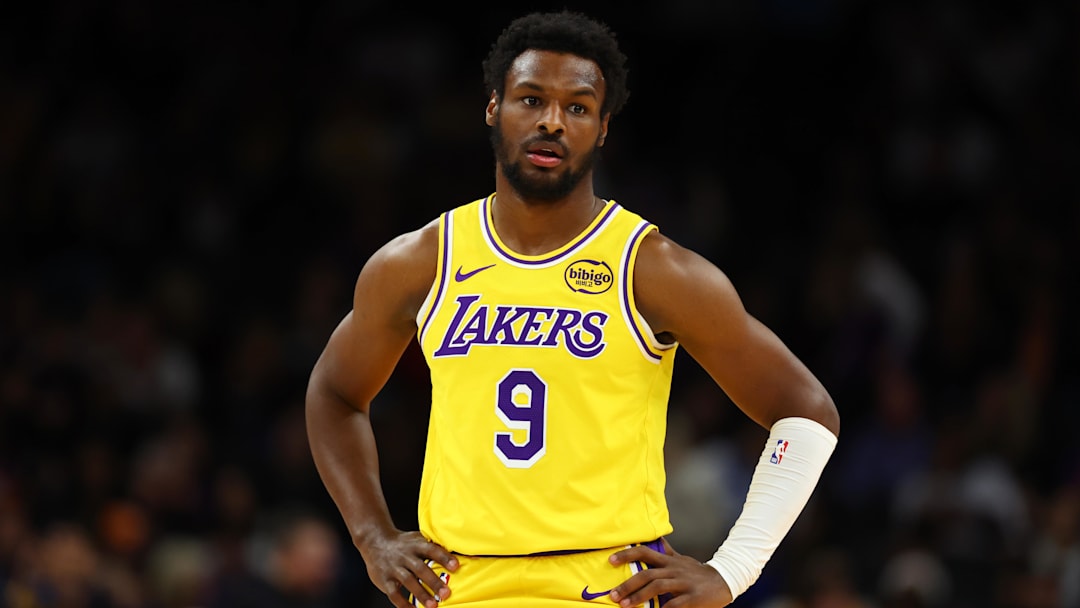 Los Angeles Lakers guard Bronny James.