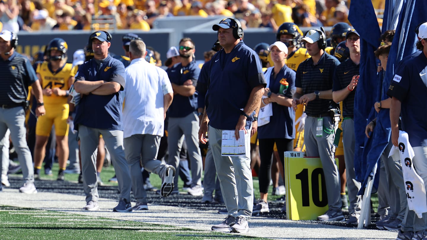 Rich Rodriguez Explains Exactly Why WVU Fumbled So Much in the Opener