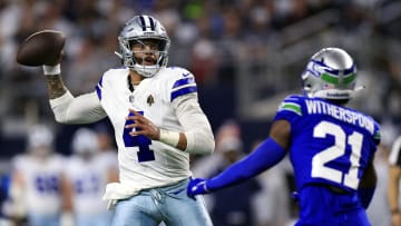 Dak Prescott versus the Seattle Seahawks