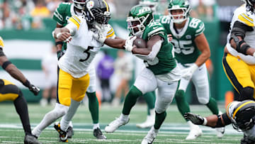 NY Jets running back Breece Hall