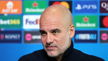 Manchester City Training Session And Press Conference - UEFA Champions League 2024/25 League Phase