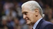 Dec 23, 2022; Miami, Florida, USA; Miami Heat team president Pat Riley looks on during the game between the Miami Heat and the Indiana Pacers at FTX Arena. Mandatory Credit: Sam Navarro-Imagn Images