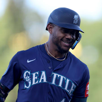 Julio Rodriguez has eye-popping numbers against Jack Leiter this season. 