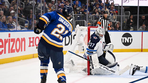 Jimmy Snuggerud is hoping to leverage his scoring and great awareness to carve a top role in St. Loui