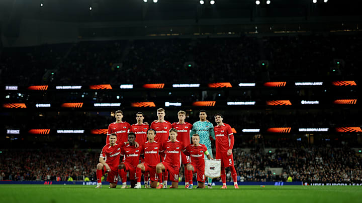 AZ Alkmaar before playing Spurs in October