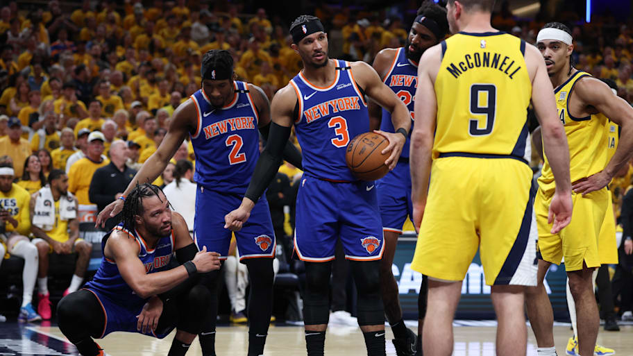 The Knicks were eliminated in Game 6 of the Eastern Conference finals | Trevor Ruszkowski-Imagn Images