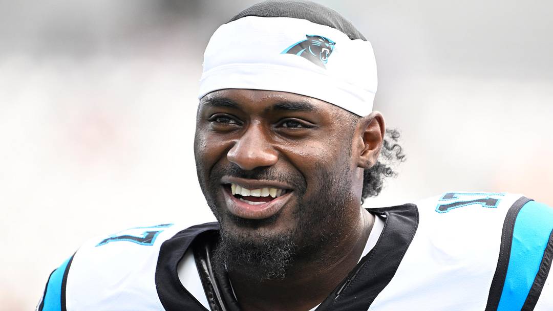 Carolina Panthers wide receiver Xavier Legette 