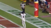 Baltimore Ravens wide receiver Zay Flowers reacts after quarterback Lamar Jackson just misses him on a potential touchdown catch in the end zone during Thursday's loss to the Kansas City Chiefs. 