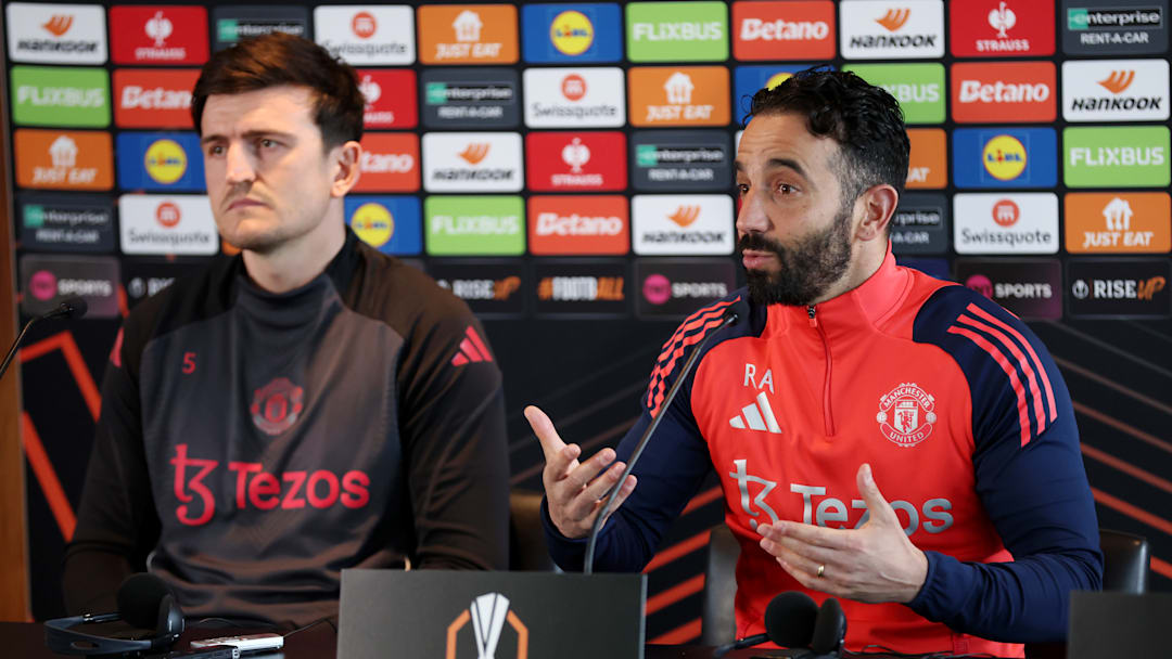 Manchester United Training Session And Press Conference - UEFA Europa League 2024/25 Quarter Final
