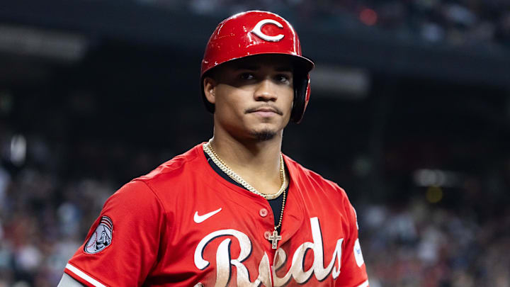 Cincinnati Reds infielder Noelvi Marte (16) 