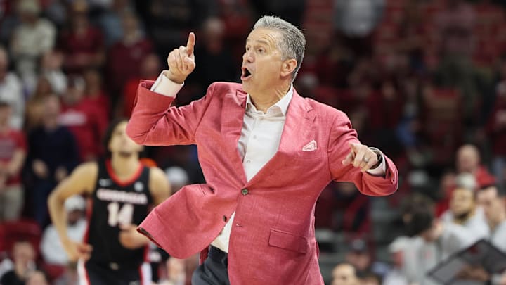 Calipari picked up his first SEC win of the season Wednesday. Calipari picked up his first SEC win of the season Wednesday.