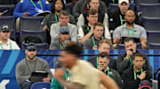 Mar 3, 2024; Indianapolis, IN, USA; NFL scouts during the 2024 NFL Combine at Lucas Oil Stadium. Mandatory Credit: Kirby Lee-Imagn Images