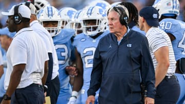 North Carolina Tar Heels head coach Mack Brown