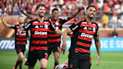 Flamengo venceu o Palmeiras no Monumental de Lima