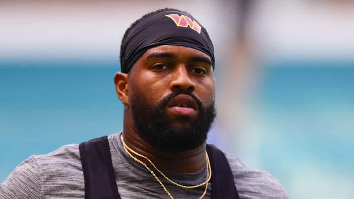 Former Washington Commanders defensive tackle Jonathan Allen 