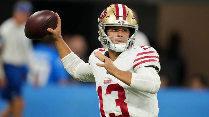 San Francisco 49ers quarterback Brock Purdy