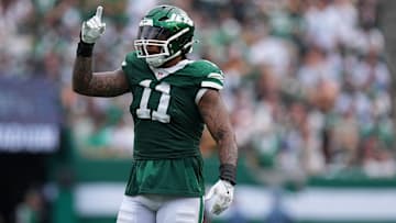 New York Jets defensive end Jermaine Johnson