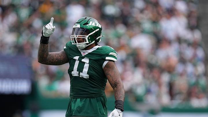 New York Jets defensive end Jermaine Johnson