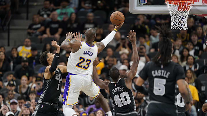 James notched his fourth-straight triple-double on Friday night.