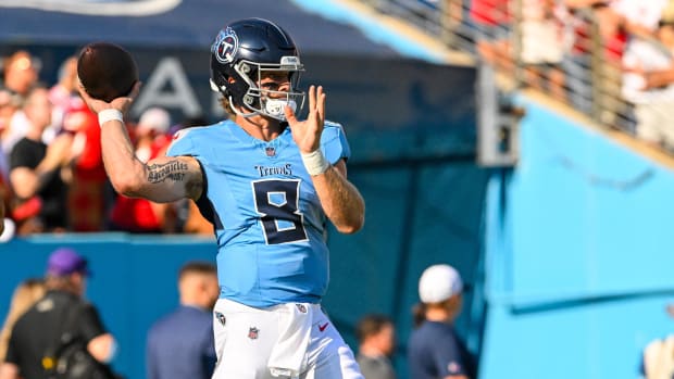 Tennessee Titans quarterback Will Levi