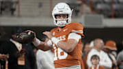 The Texas Longhorns and quarterback Arch Manning are underdogs to make the College Football Playoff.
