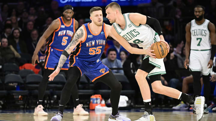 New York Knicks, Boston Celtics, Kristaps Porzingis