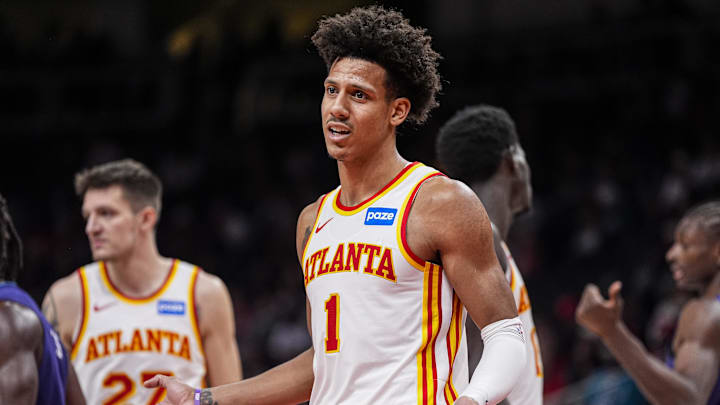 Jalen Johnson and the Hawks are home underdogs against the Nuggets.