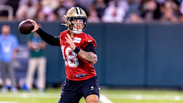 Spencer Rattler will start in place of an injured Derek Carr